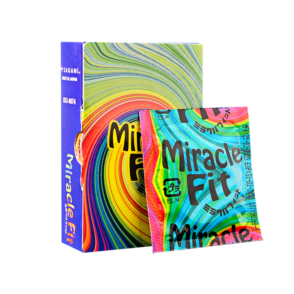 Bao cao su Sagami Miracle Fit – Hộp 5 chiếc