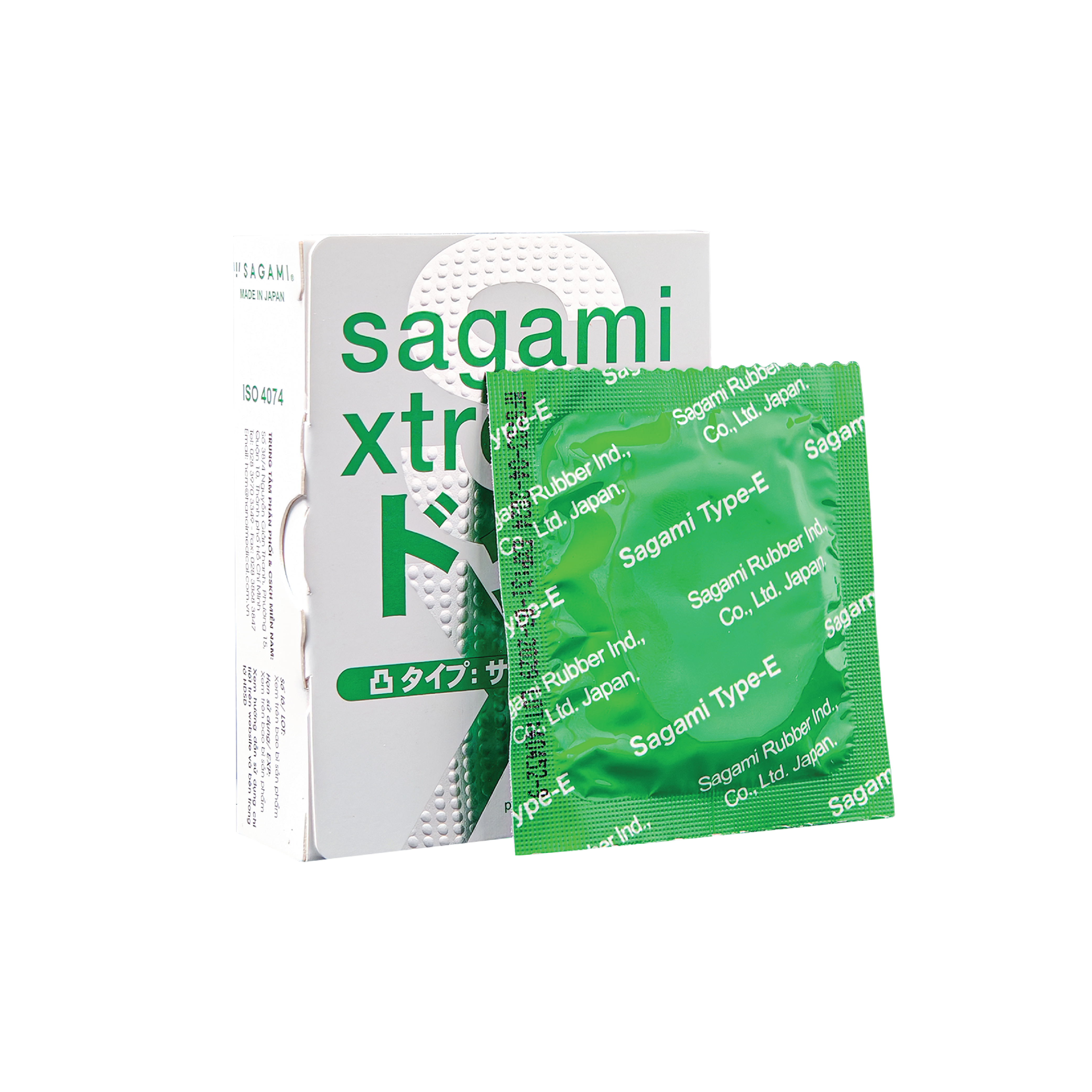 Bao cao su Sagami White Box – Hộp 3 chiếc